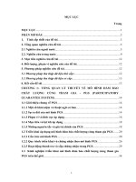 Báo cáo nghiên cứu khoa học nghiên cứu mô hình đảm bảo chất lượng cùng tham gia PGS