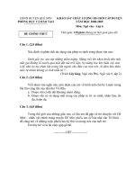 Đề,đáp án HSG Ngữ Văn 678,08-09