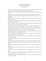 đề thi trắc nghiệm tự luận học phần phương pháp giảng dạy 2 hóa học