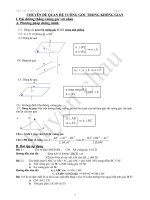 chuyên  ĐỀ QUAN HỆ VUÔNG GÓC(có hướng dẫn giải)