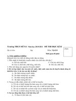 de thi- dap an li 8 ki 2