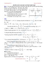 Hướng dẫn giải bài tập bồi dưỡng HSG lớp 9 phần điện học