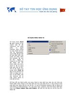 SỬ DỤNG MENU SEND TO