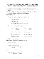 RÈN LUYỆN KĨ NĂNG KẾT HỢP NGHIỆM VÀ ĐIỀU KIỆN TRONG PHƯƠNG TRÌNH LƯỢNG GIÁC CÓ ĐIỀU KIỆN