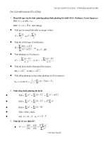 công thức ôn tập môn kinh tế lượng