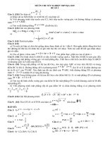 10 ĐỀ ÔN THI TỐT NGHIỆP ĐẠI HỌC NĂM 2015