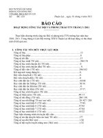 bc thang 4 và đv nghin viec tốt - thcs thuận lợi