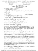 10 ĐỀ THI THỬ ĐẠI HỌC MÔN TOÁN CÓ ĐÁP ÁN