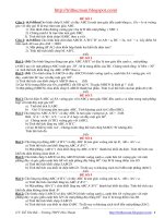 11 ĐỀ KIỂM TRA 1 TIẾT HÌNH HỌC 12 CHƯƠNG 1 (THỂ TÍCH) CÓ ĐÁP ÁN