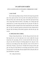 Làm thế nào để dạy tiết READING COMPREHENSION có hiệu quả TIẾNG ANH LỚP 6.DOC