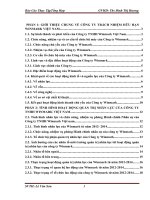 Báo cáo thực tập khoa quản trị nhân lực - đại học thương mại thực trạng công tác quản trị nhân lực tại Công ty TNHH Wiwmark Hà Nội