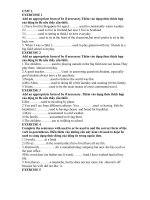 bài tập tiếng anh lớp 9