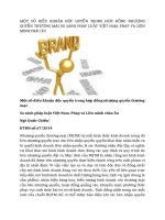 tạp chí kinh tế đối ngoại đề tài MỘT SỐ ĐIỀU KHOẢN ĐỘC QUYỀN TRONG HỢP ĐỒNG NHƯỢNG QUYỀN THƯƠNG MẠI SO SÁNH PHÁP LUẬT VIỆT NAM, PHÁP VÀ LIÊN MINH CHÂU ÂU