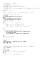 Chuyên đề Hình học phẳng ôn thi đại học