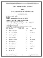 giáo án bồi dưỡng học sinh giỏi tiếng anh lớp 6