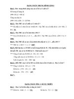 tuyển tập các bài toán tiểu học cực hay