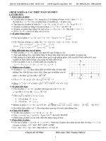 chuyên đề SỐ PHỨC ÔN THI ĐH  CỦA ThS TRƯƠNG NHẬT LÝ(ĐÀ NẴNG)