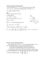 tổng hợp các bài hình học không gian thi học sinh giỏi (có đáp án) lớp 11