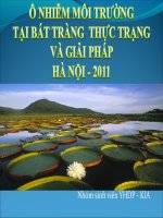 o nhễm không khí tại bát tràng