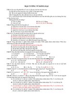 chuyên đề ĐẠI CƯƠNG VỀ KIM LOẠI