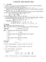 lý thuyết và bài tập phân số