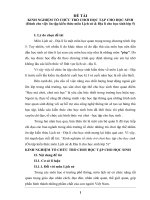 KINH NGHIỆM TỔ CHỨC TRÒ CHƠI HỌC TẬP CHO HỌC SINH