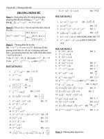 Các chuyên đề luyện thi Đại học phương trình mũ