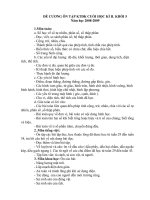 Kiểm tra định kì lần 4 môn toán