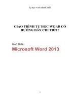 giáo trình tự học word hướng dẫn chi tiết