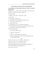 MỘT SỐ DẠNG TOÁN CƠ BẢN CỦA HÌNH CHÓP