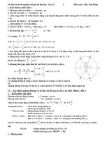 tài liệu ôn thi tốt nghiệp và đại học môn vật lý lớp 12