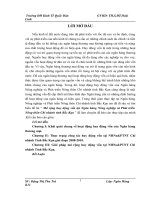 Mở rộng huy động vốn tại Ngân hàng Nông nghiệp và Phát triển Nông thôn Chi nhánh tỉnh Bắc Kạn