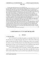 tiểu luận LASER KHÍ He-Ne VÀ VŨ KHÍ THẾ HỆ MỚI