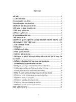 Đề tài thực trạng khai thác và giải pháp phát triển phục vụ du lịch địa phương