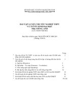 NGỮ PHÁP và bài tập  ôn THI TN THPTQG TIẾNG ANH lớp 12