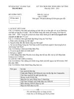 ĐỀ THI CHỌN HỌC SINH GIỎI CẤP TỈNH NĂM HỌC 2010-2011 BẬC THPT