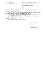 DE THI HK II GDCD 8 - 2 DE+ DAP AN - THEO CHUAN KIEN THUC