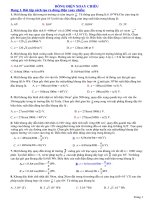 phân dạng các dạng bài tập điện xoay chiều