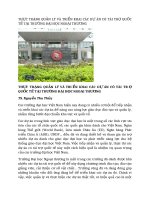 tạp chí kinh tế đối ngoại đề tài  THỰC TRẠNG QUẢN LÝ VÀ TRIỂN KHAI CÁC DỰ ÁN CÓ TÀI TRỢ QUỐC TẾ TẠI TRƯỜNG ĐẠI HỌC NGOẠI THƯƠNG