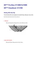 Hướng dẫn tháo lắp laptop HP™ Pavilion ZT1000+XZ3000+Omnibook XT1500