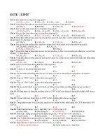 chuyên đề ESTE - LIPIT đầy đủ