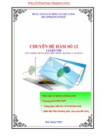 Các bài toán thường gặp về đồ thị.