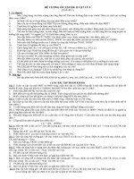 đề cương và bài tập tham khảo