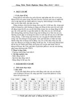 Chuyên đề tiếng Anh Cách ghi nhớ một số động từ bất quy tắc thcs