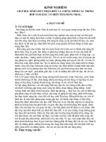 Giúp HS phát hiện và chứng minh các trường hợp tam giác có diện tích bằng nhau lớp 5