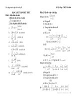 Các dạng toán ôn thi vào 10