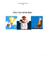 tuyển tập bài tập sinh học 12 cực hay