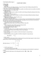 Lý thuyết và các dạng bài tập sóng cơ