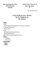 Đê thi hoc ki II Sinh 8 đầy đủ