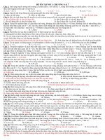 trắc nghiệm chương sóng ánh sáng